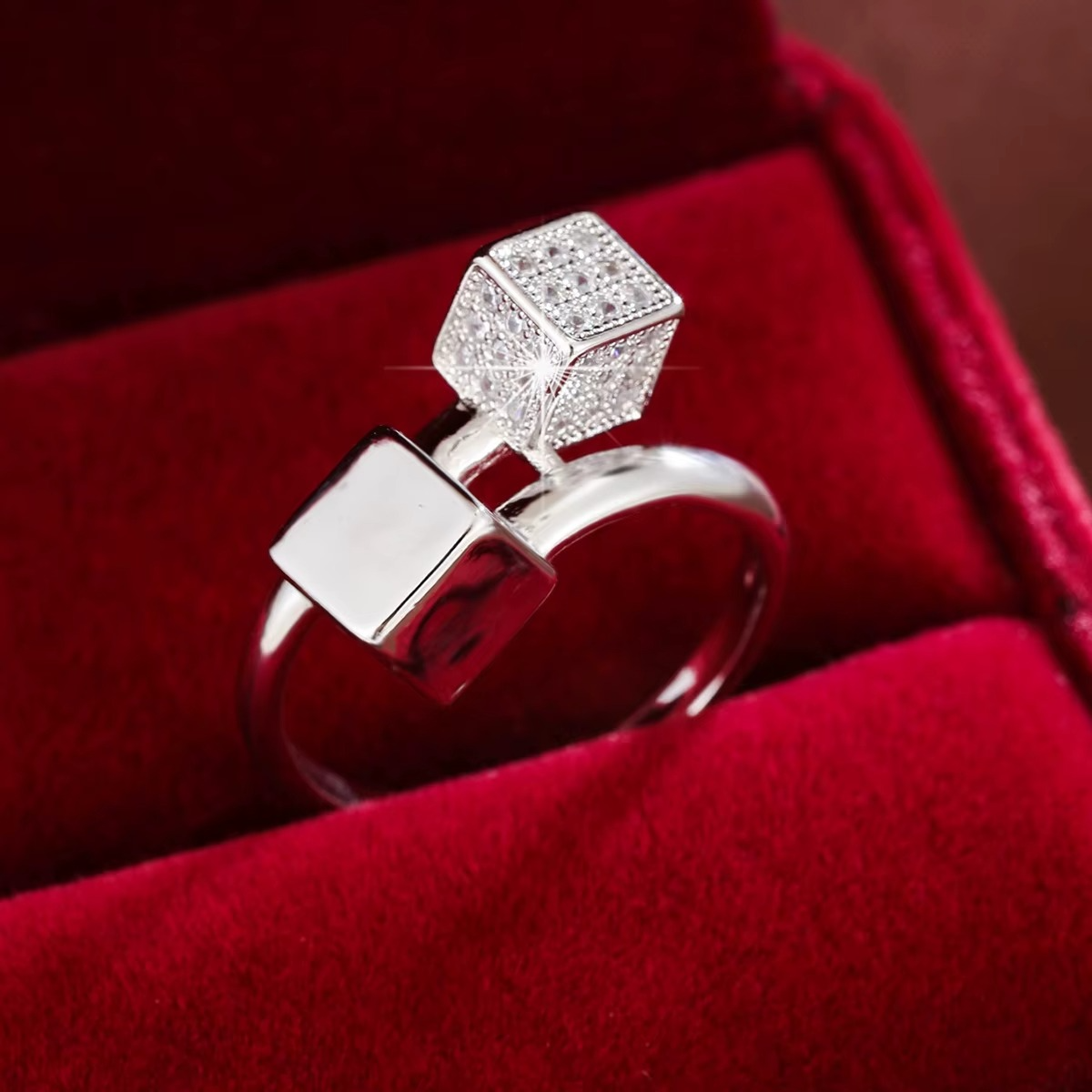 Bague Cube Éclat