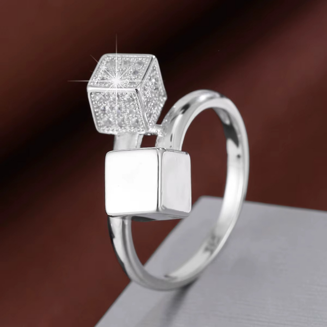 Bague Cube Éclat