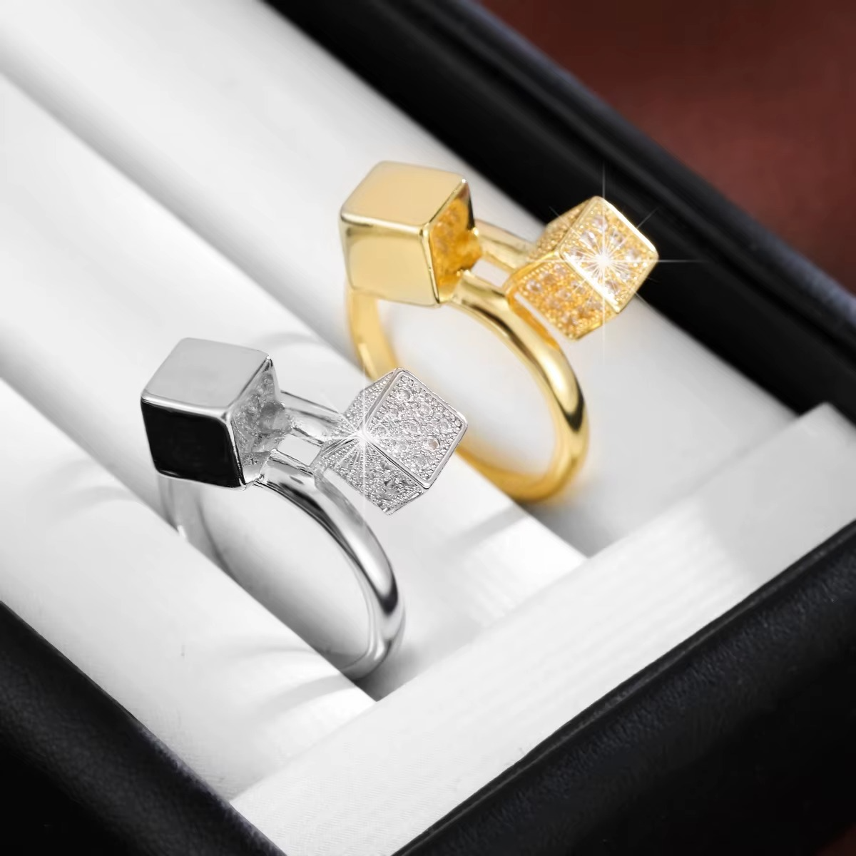 Bague Cube Éclat