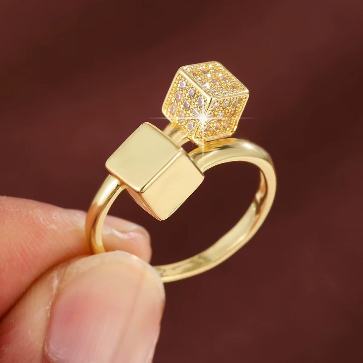Bague Cube Éclat